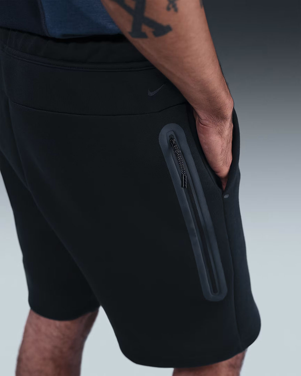 Nike Tech Fleece Mens Shorts Black 2