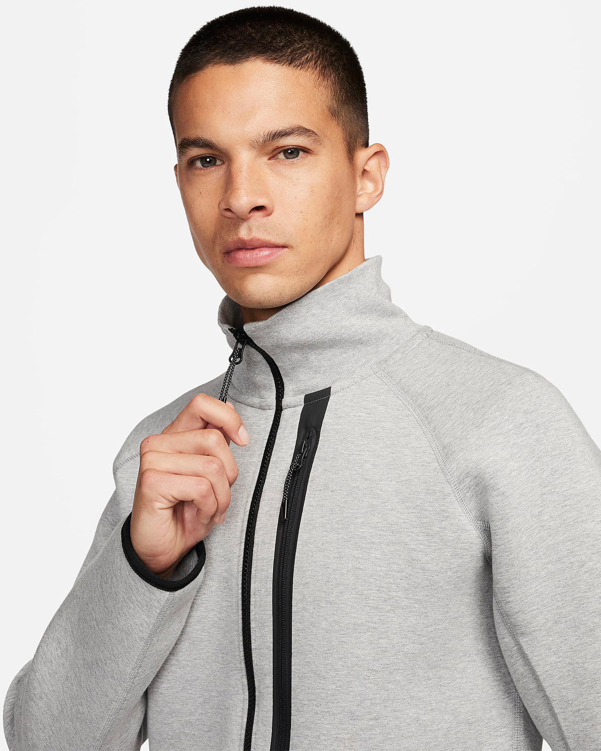 Nike-Tech-Fleece-OG-Slim-Fit-Jacket-Dark-Grey-Heather-Black-3
