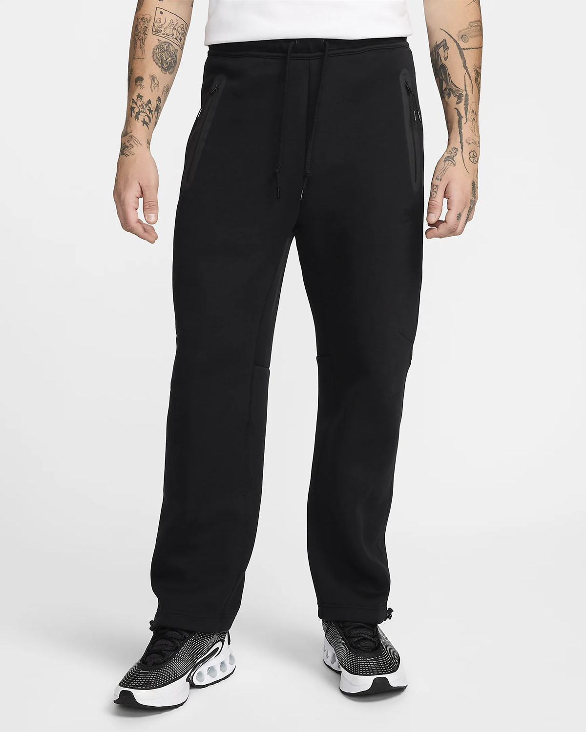 Nike Tech Fleece Open Hem Pants Black