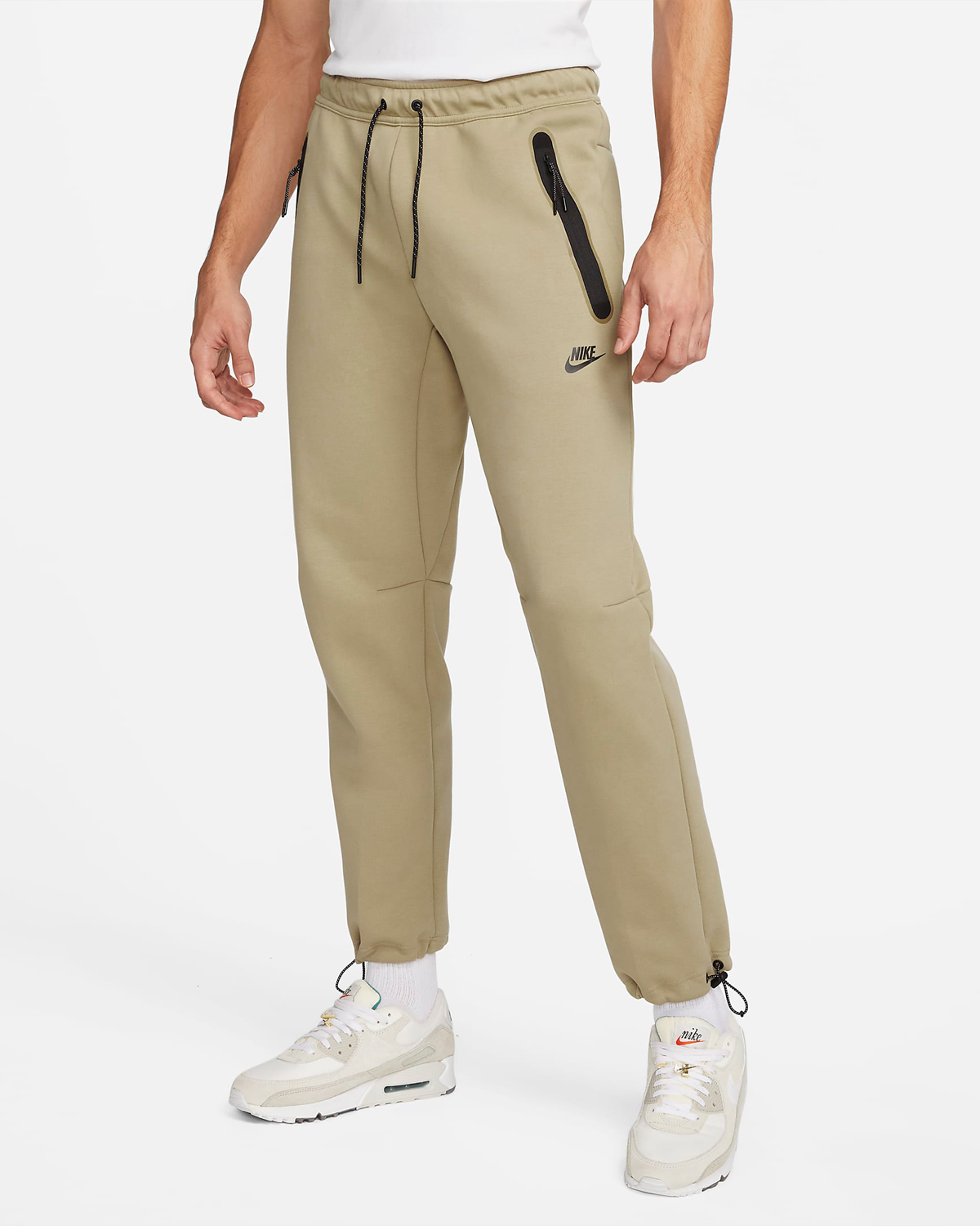 Nike-Tech-Fleece-Pants-Khaki-Black
