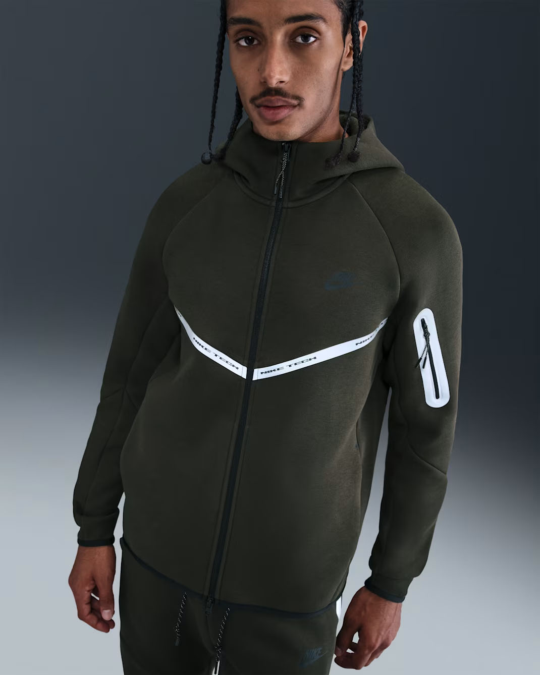 reflective tech fleece