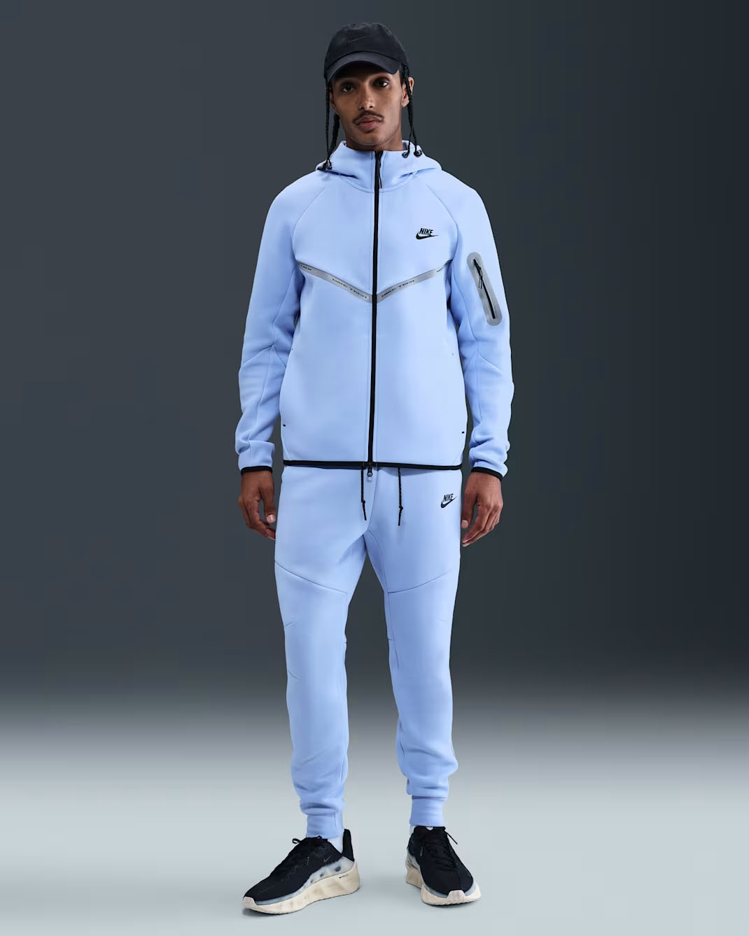 nike sportswear tech fleece reflective hoodie