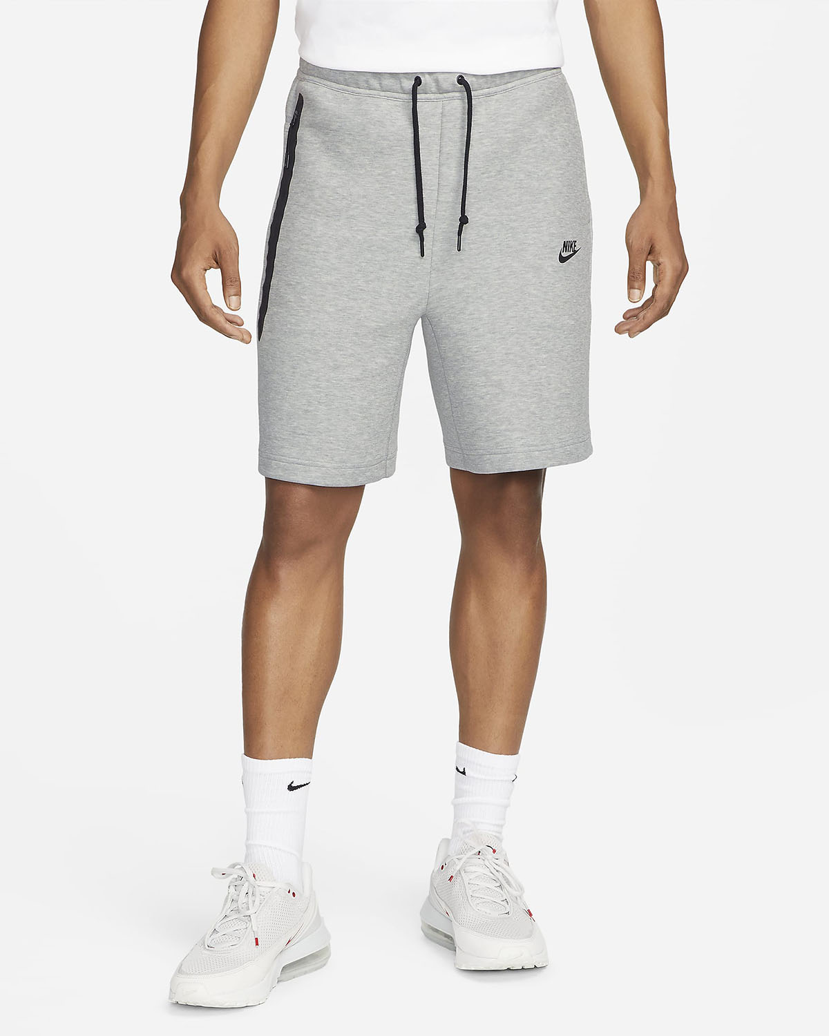 Nike Tech Fleece Shorts Dark Grey Heather Black