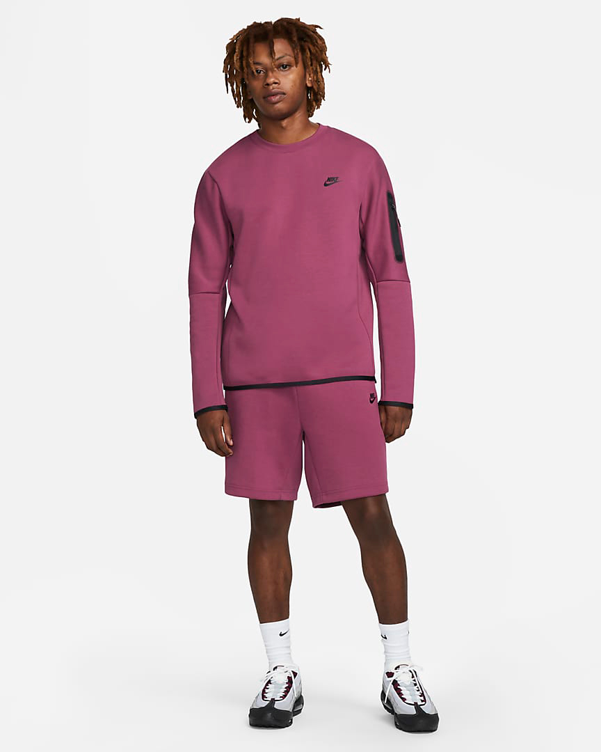 Pink nike tech shorts best sale