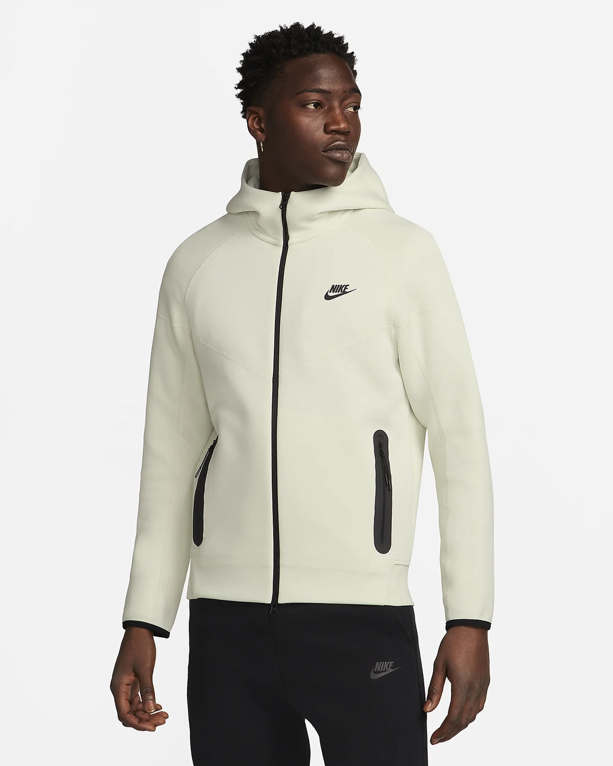 Nike Tech Fleece Windrunner Full Zip Hoodie Seaglass Black