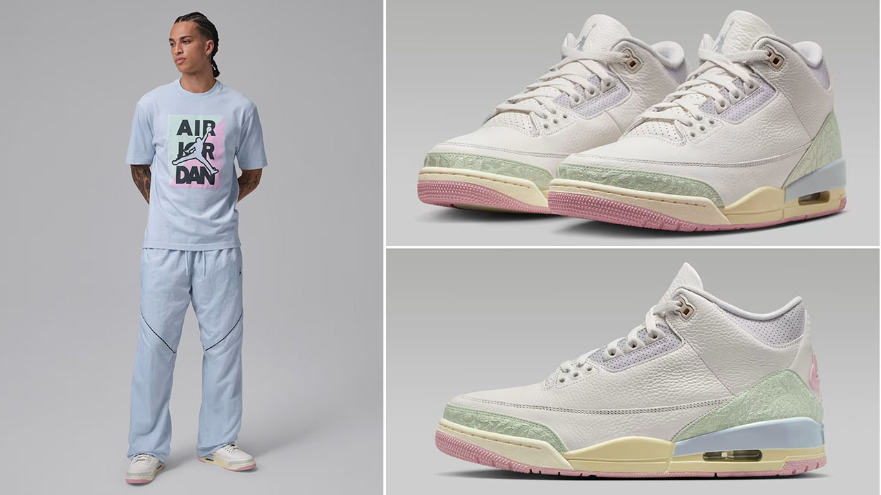 What to Wear With Air Jordan 3 Spring is in the Air Outfits to Match Sneakers