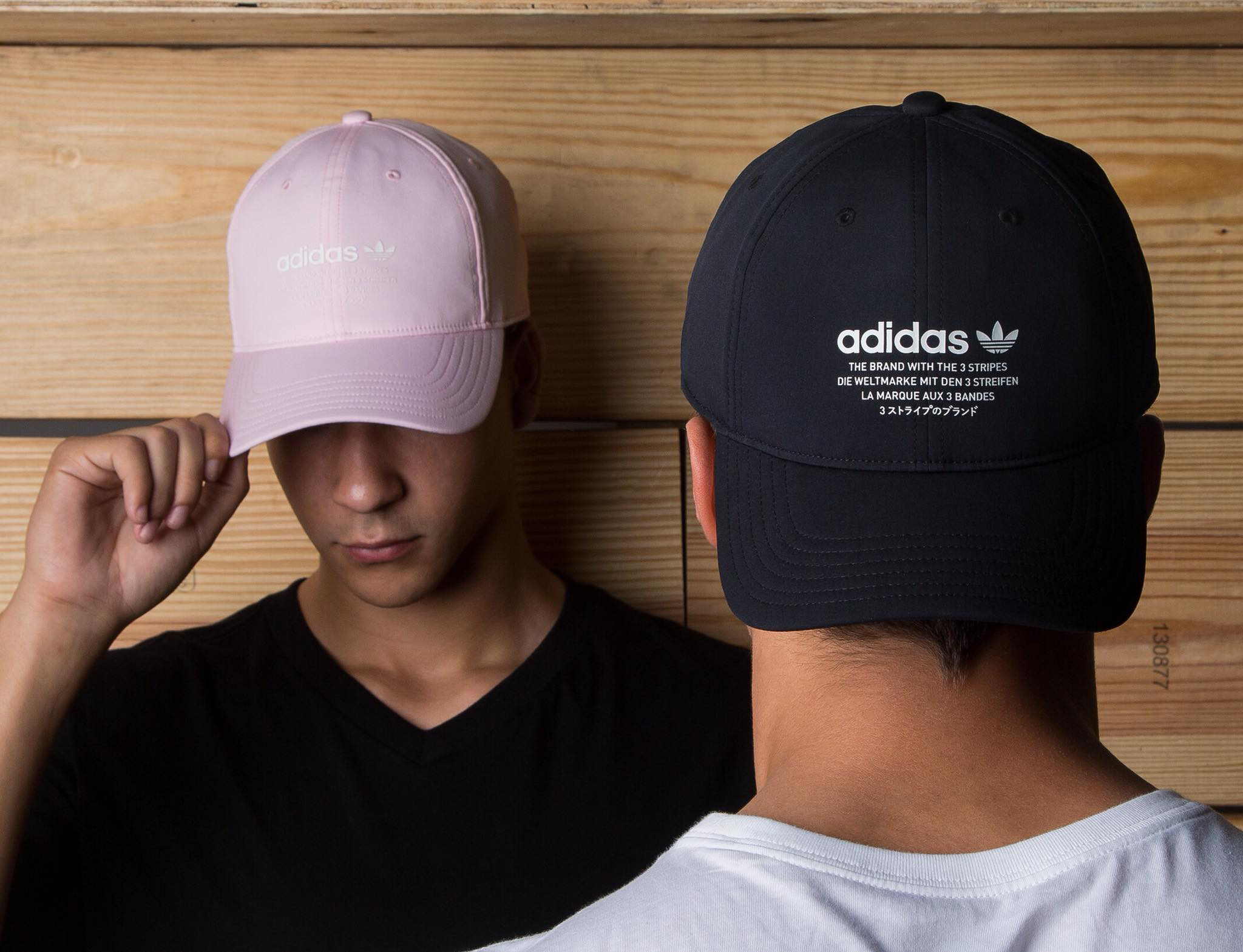adidas the brand with the 3 stripes hat