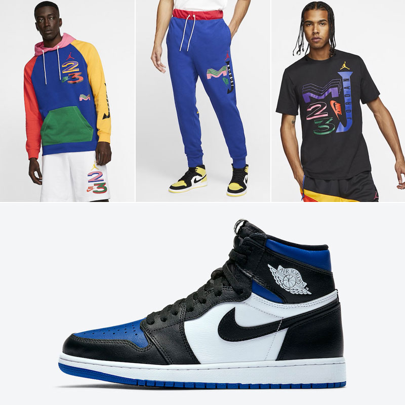 royal toe jordan 1 shirt