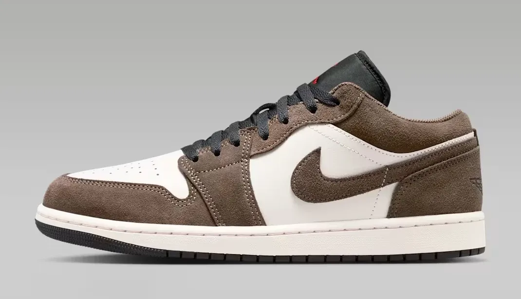 Air Jordan 1 Low in Palomino, Phantom, Sail and Black