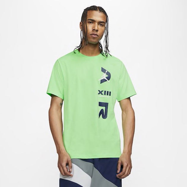air-jordan-13-flint-logo-shirt-green