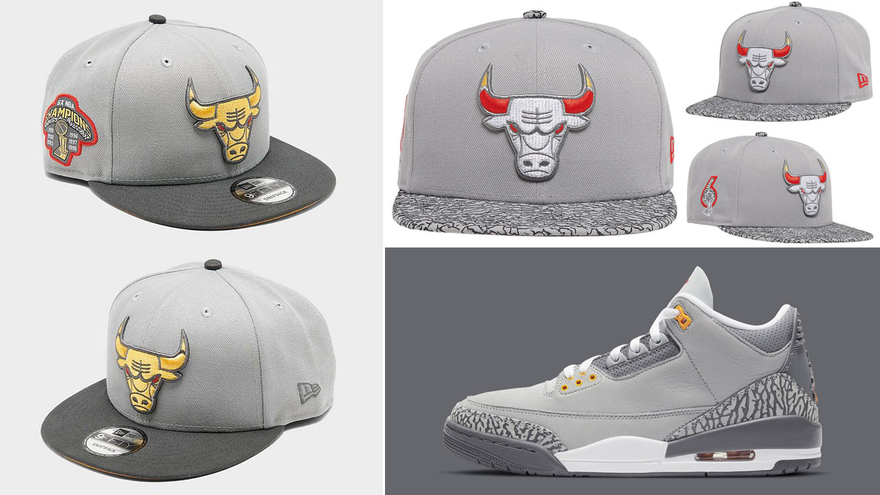 Cap Swag on X: Match the Air Jordan 3 Katrinas with this dope Chicago Bull  white on cement snapback hat! Custom sneaker matching snapback hat!! # chicagobulls #chicago #bulls #snapback #mitchellandness #chicity #jordan3 #