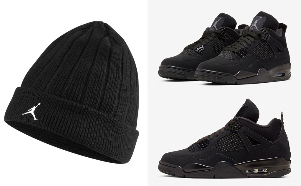 air-jordan-4-black-cat-beanie