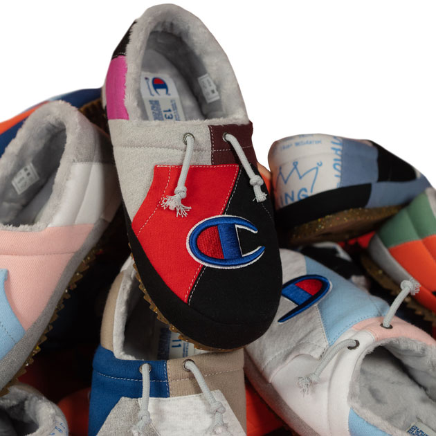 champion slippers university