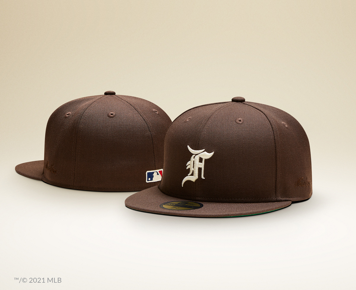 brown fitted new era