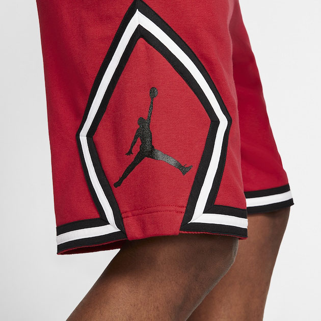 jordan-diamond-fleece-shorts-red-black-2