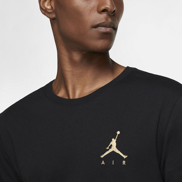 Black Gold Jordan Shirts