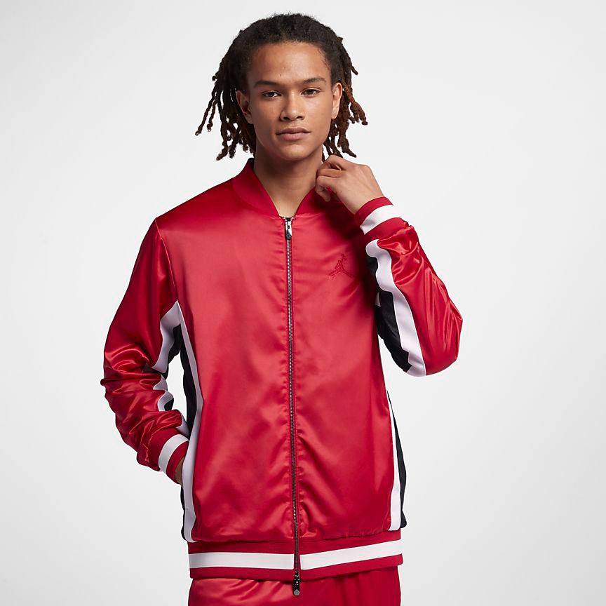 air jordan satin jacket