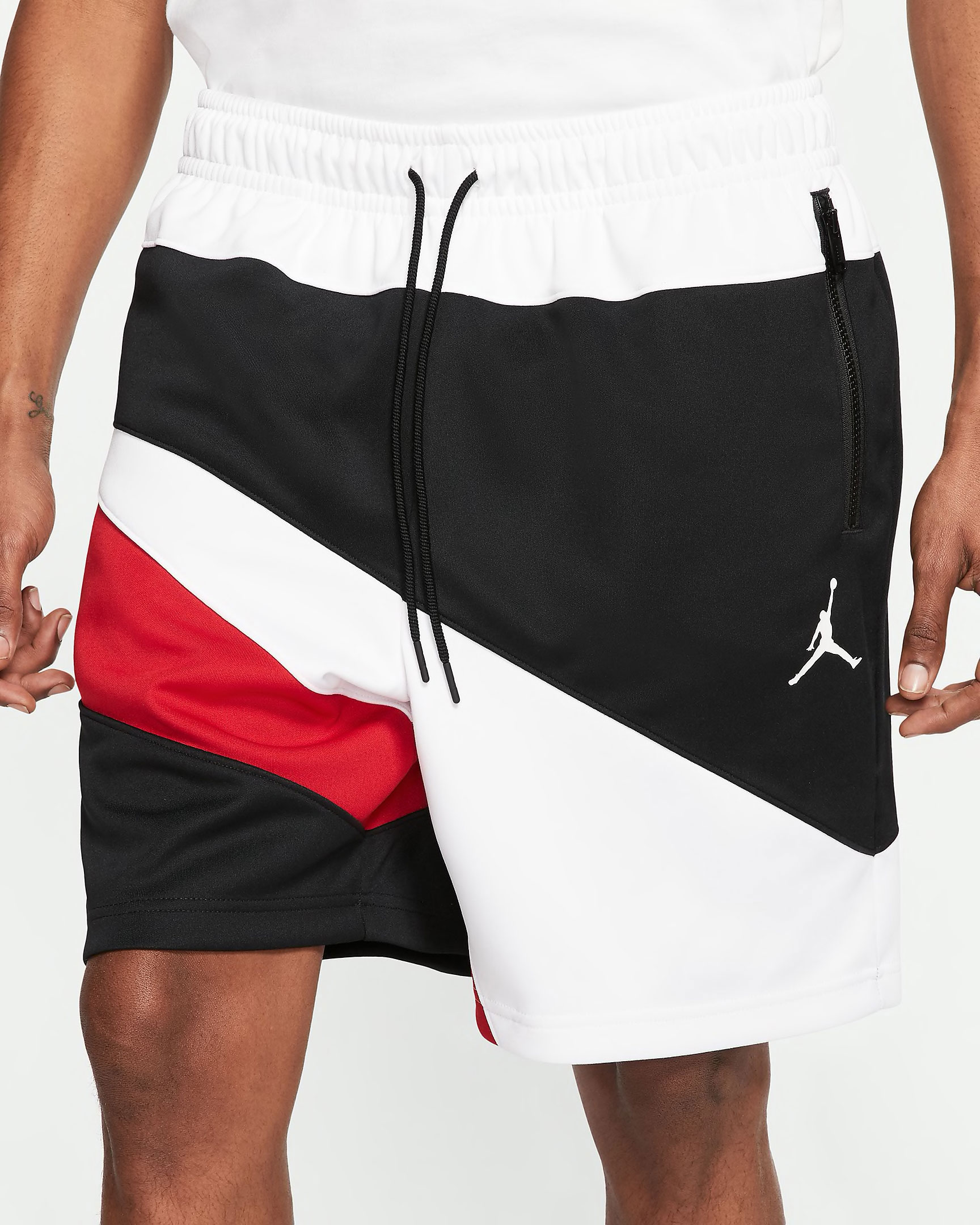 jordan-wave-shorts-black-white-red