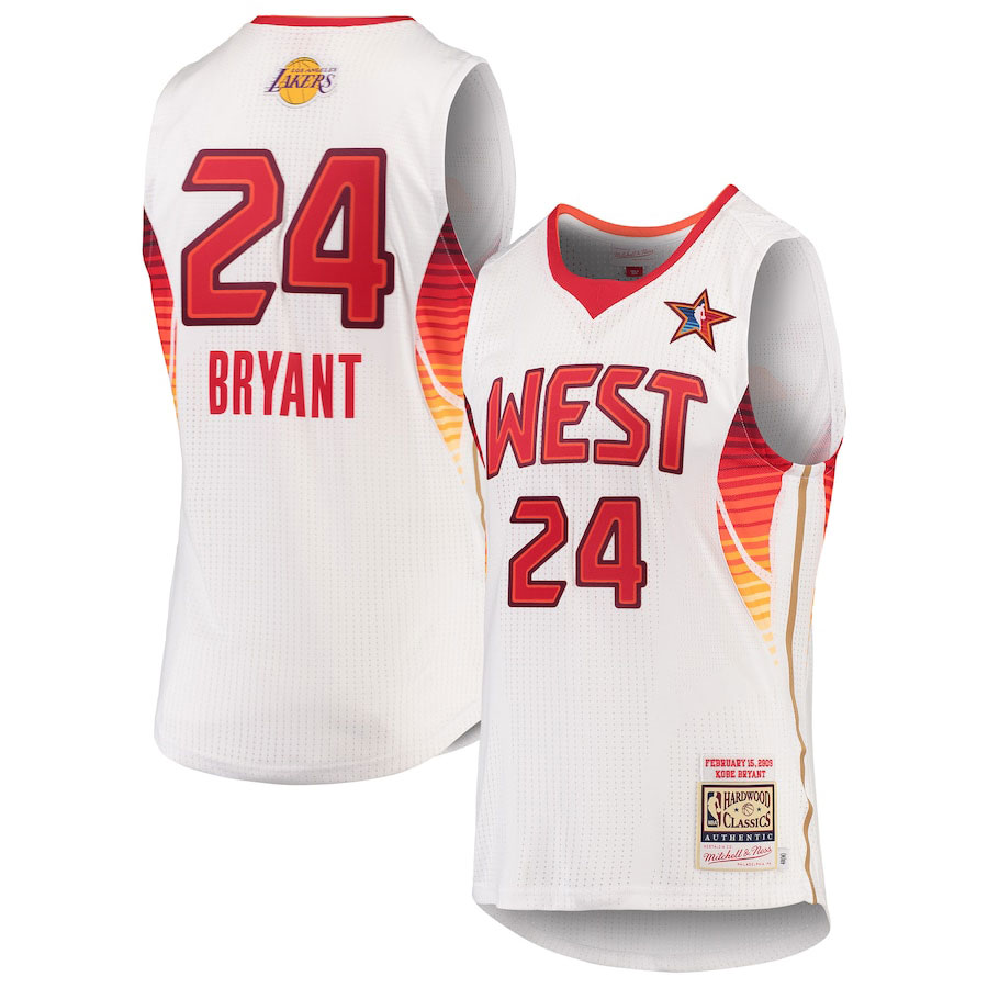 Kobe Bryant Western Conference Mitchell & Ness 2003 All-Star Hardwood  Classics Authentic Jersey - Red