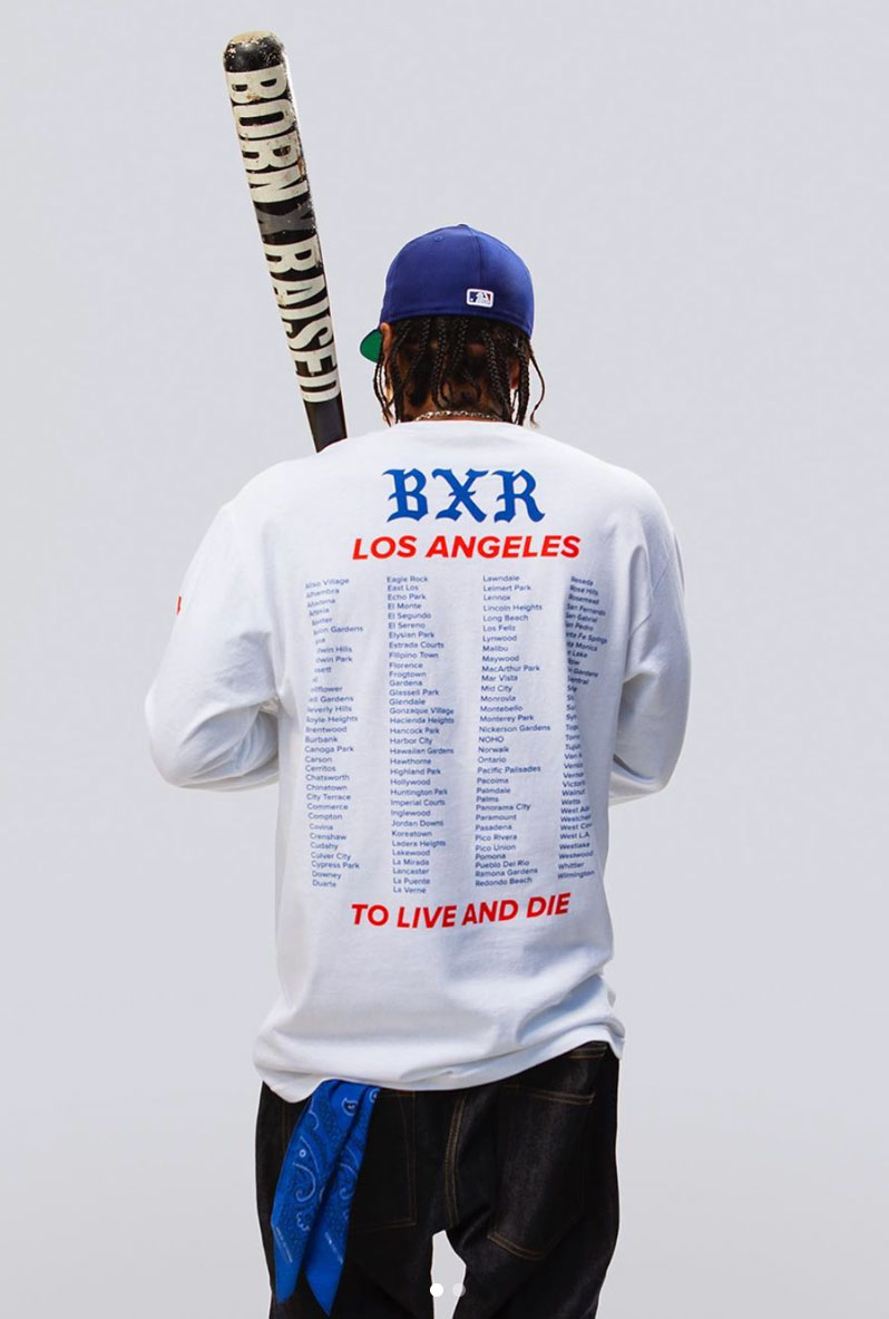 BornxRaised Los Angeles Dodgers, Style