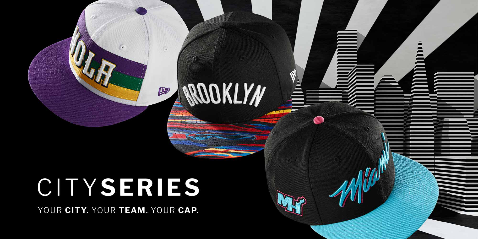 New Era NBA City Series 2 Hats and Caps 