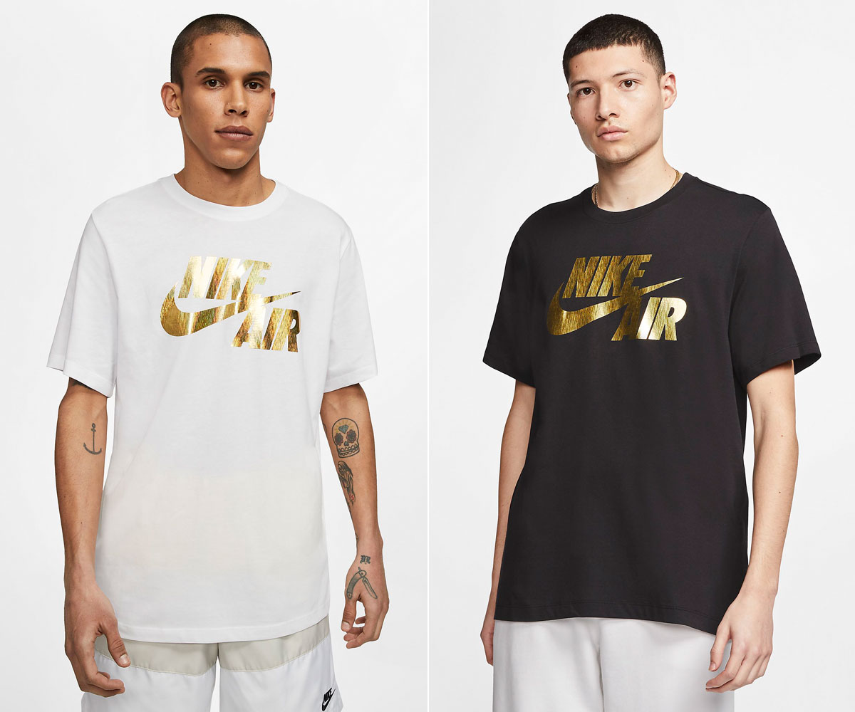 Nike Air Metallic Gold Shirts ...