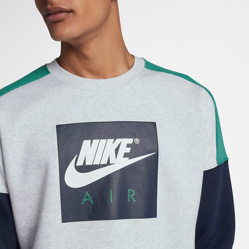air max fleece crew sweatshirt