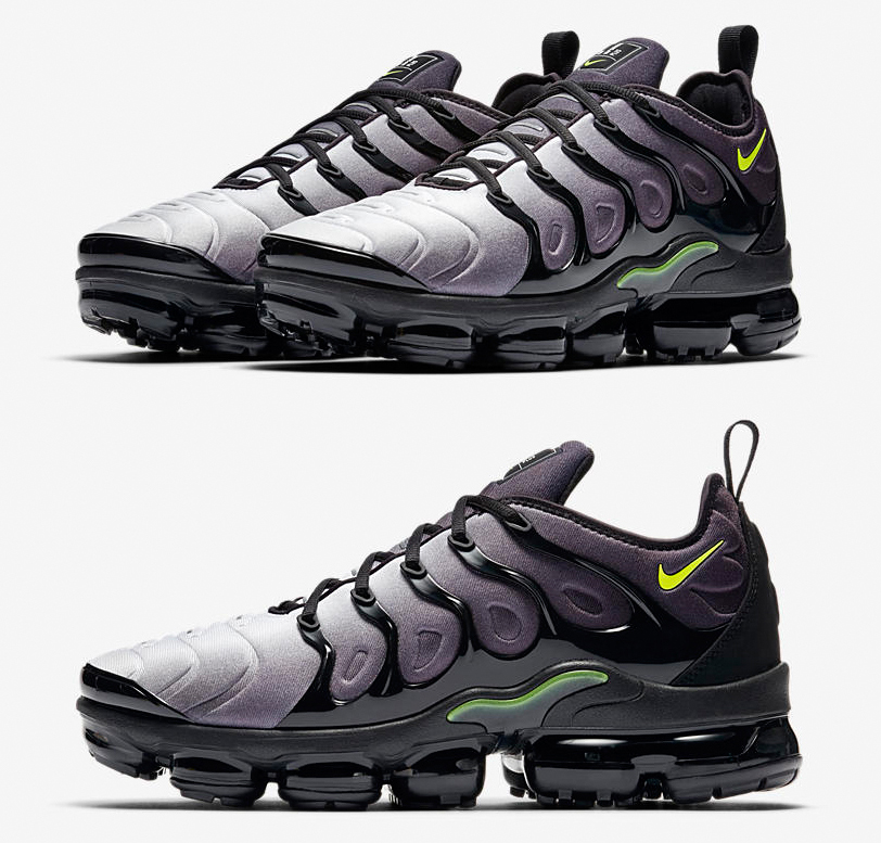 nike air vapormax plus black volt