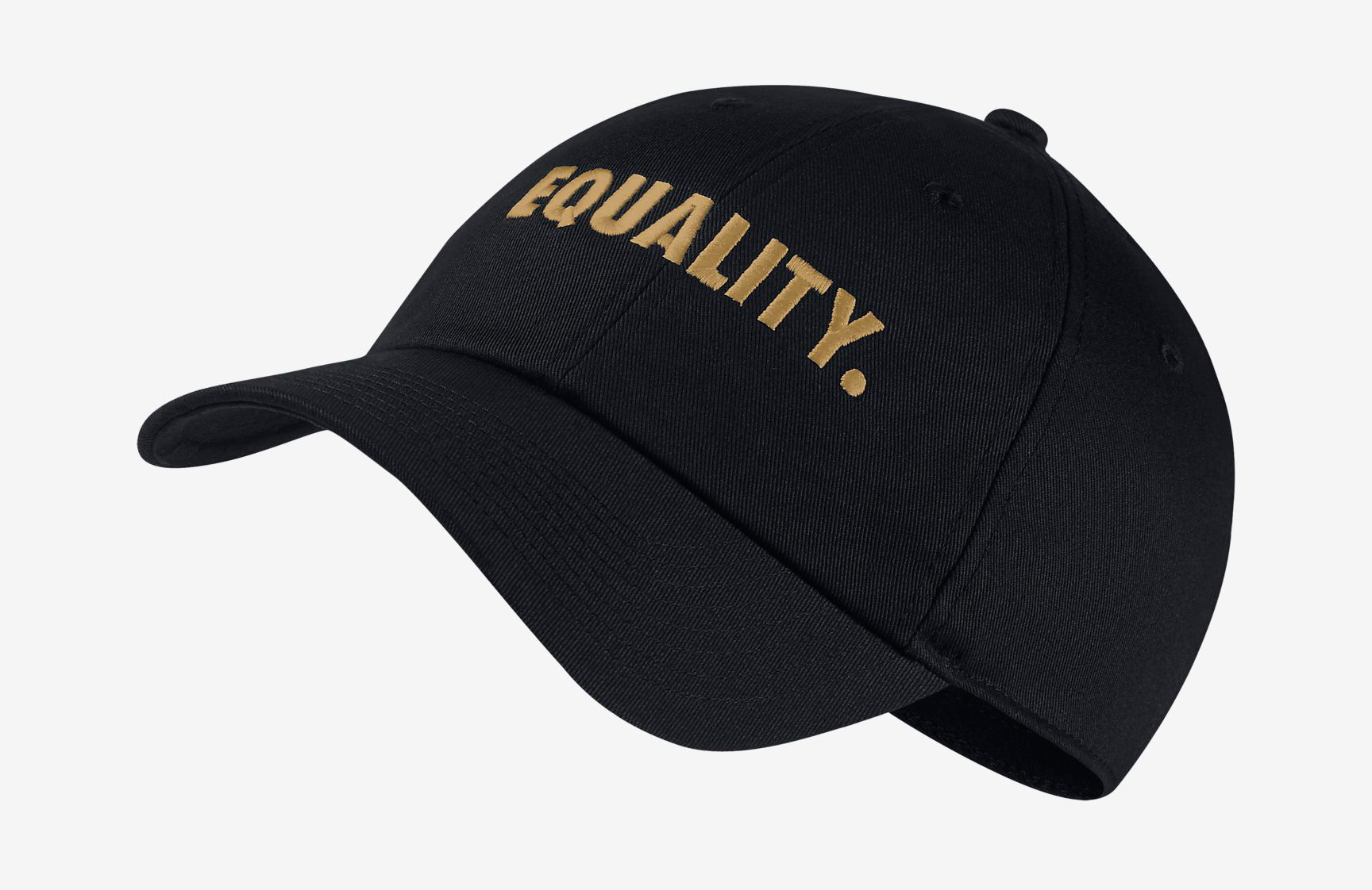 Nike EQUALITY Black Gold Hat 