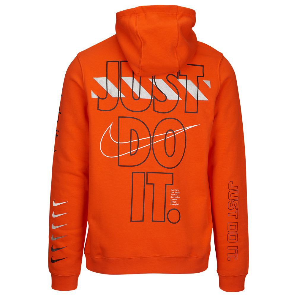 orange nike jdi hoodie