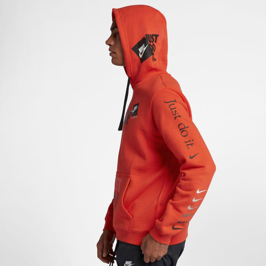 Nike jdi outlet hoodie orange