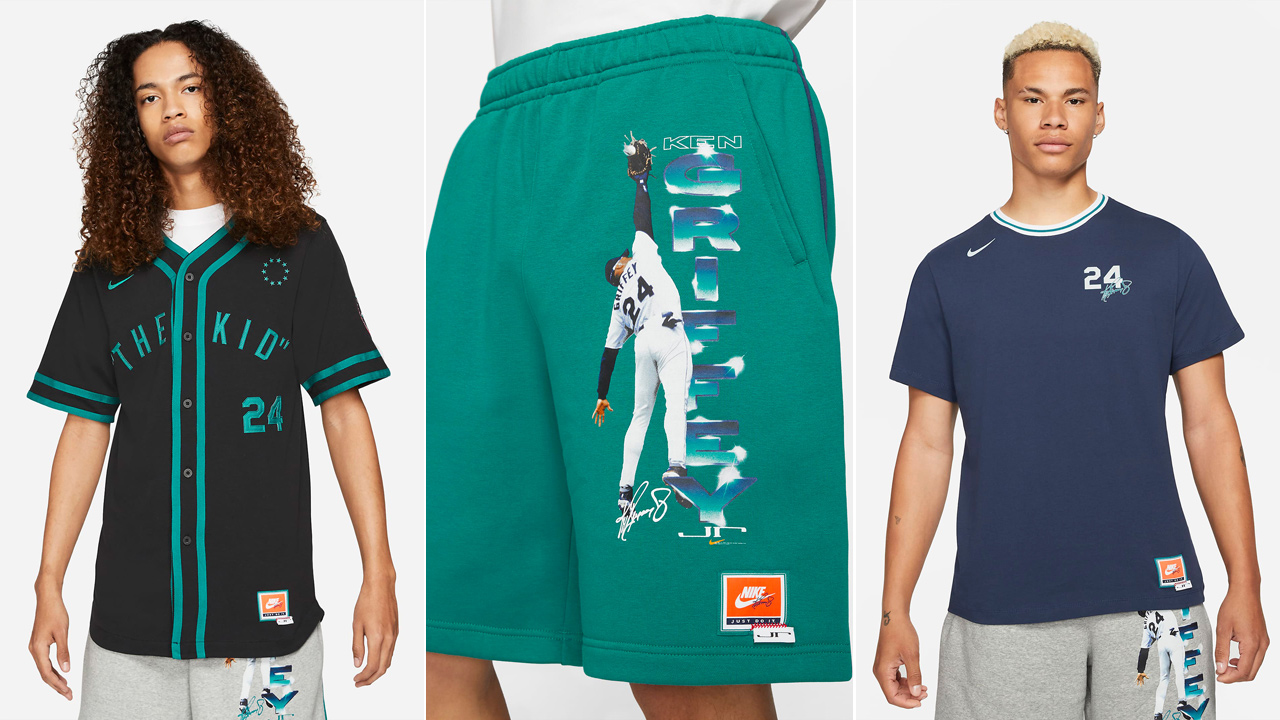 Nike Ken Griffey Jr Swingman Shirts Shorts Hat Clothing