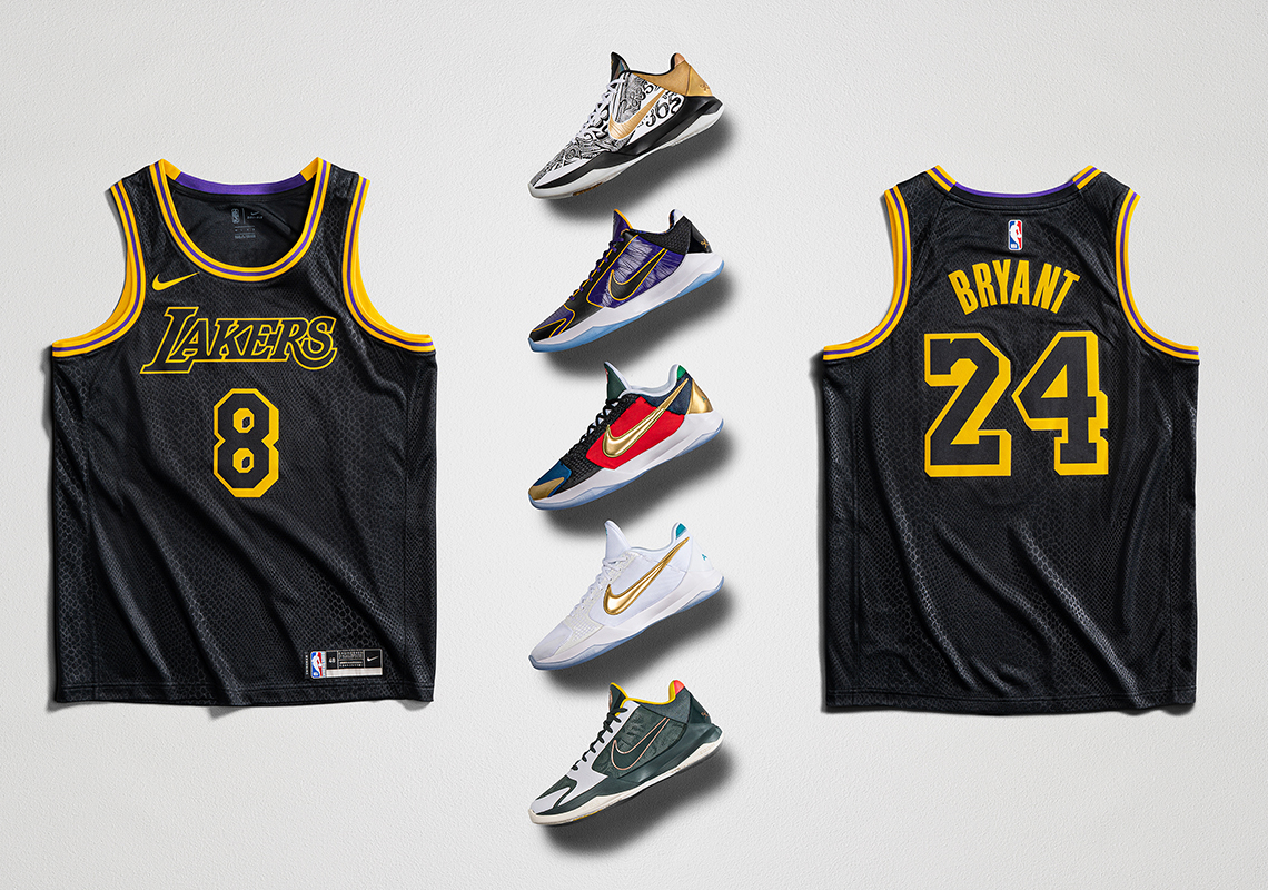 Nike Los Angeles Lakers ￼￼￼Black Mamba City Edition Jersey Kobe