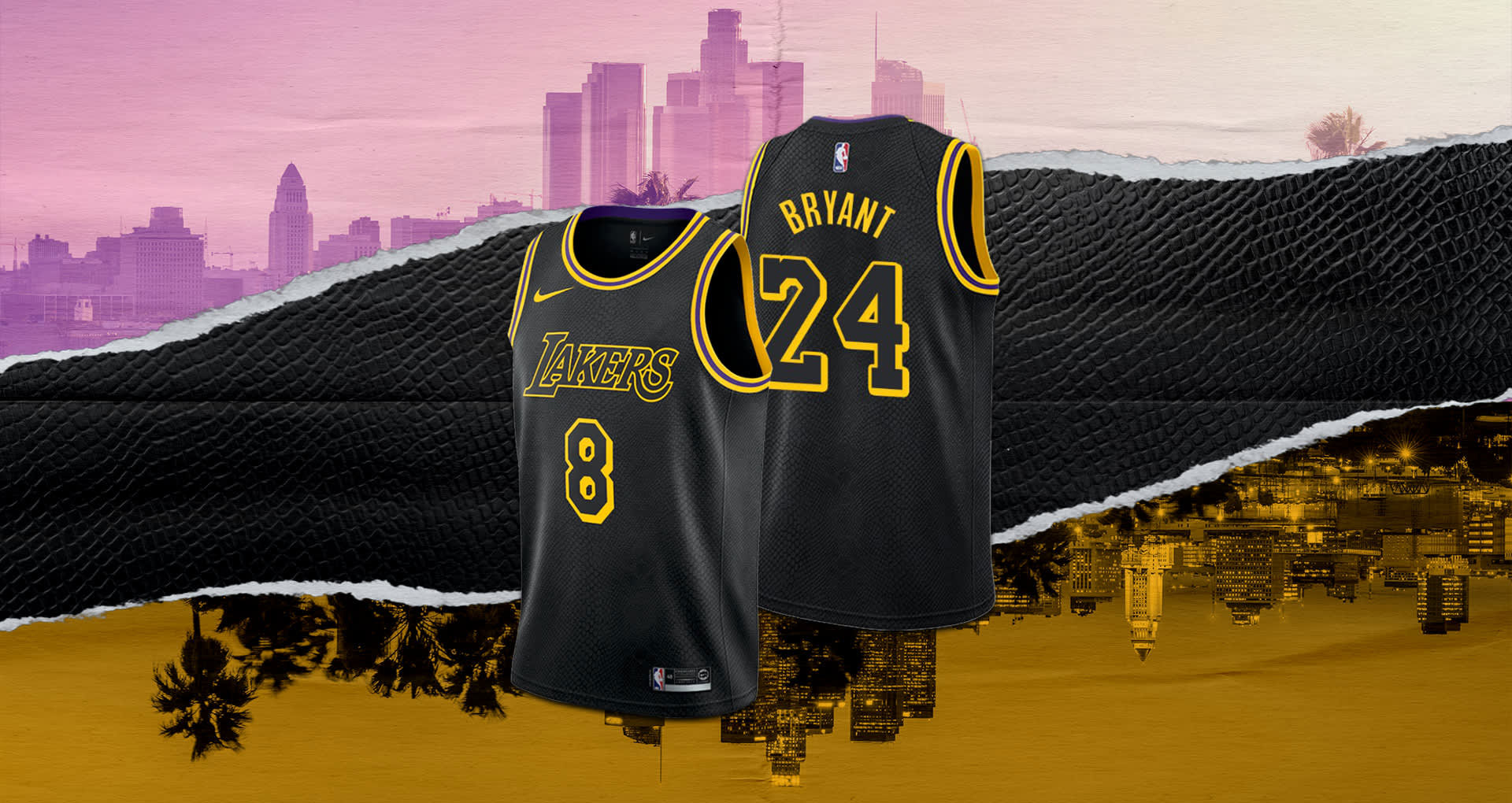 Lakers on sale jersey mamba