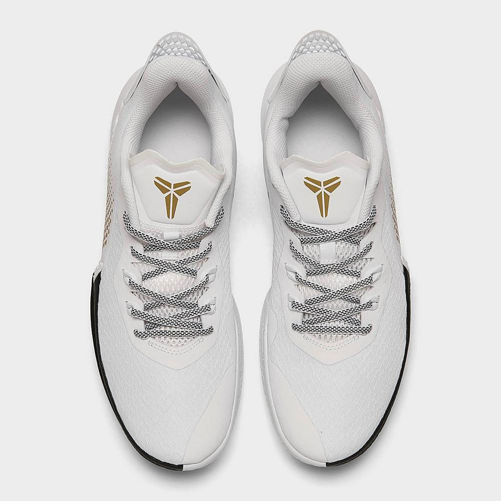 kobe mamba white and gold