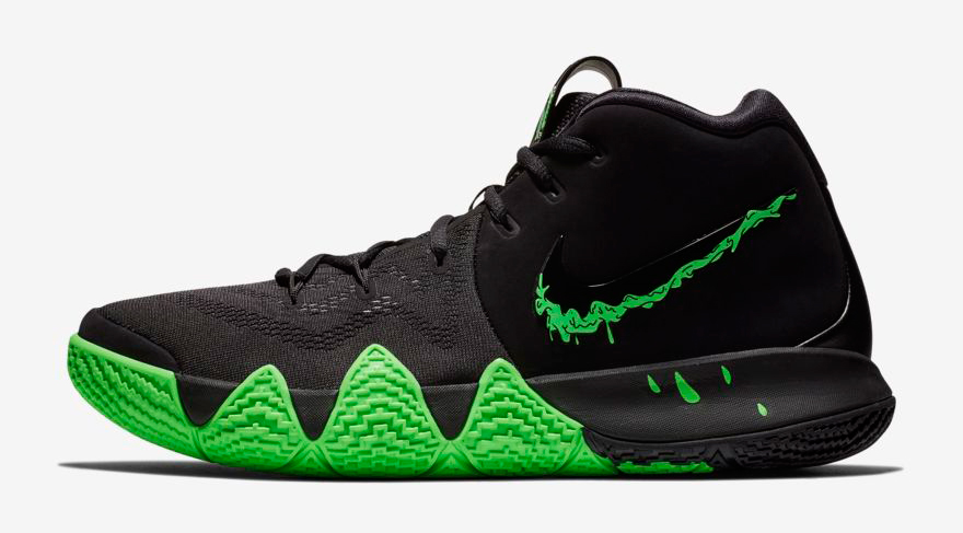 green and black kyrie 4