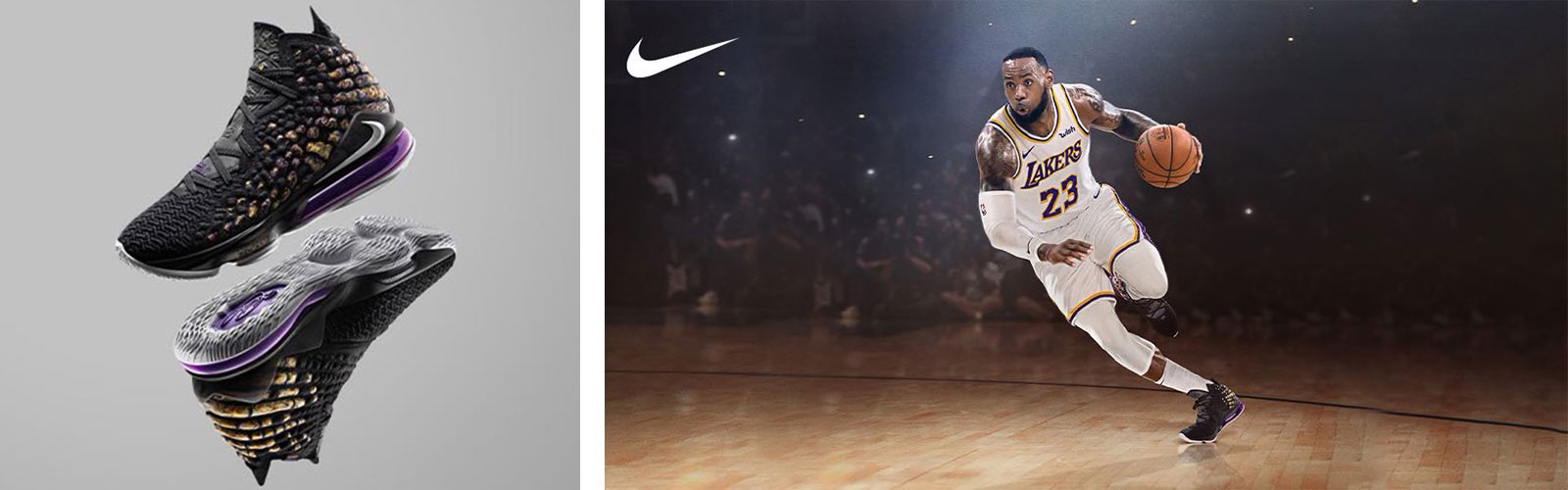 lebron 17s purple and gold