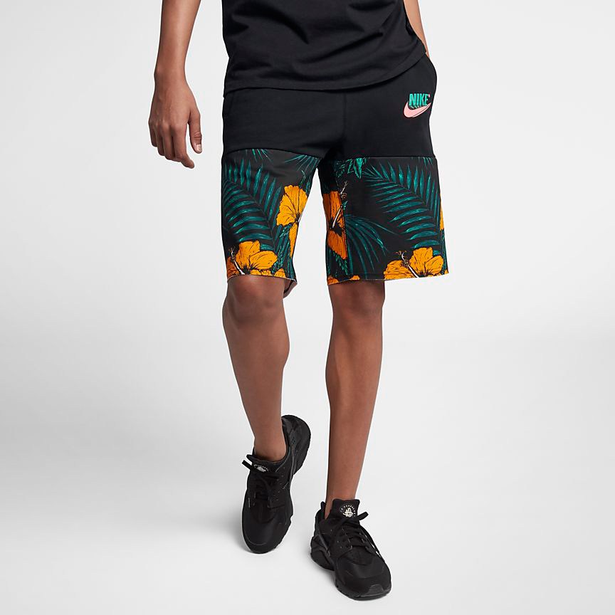 nike-south-beach-shorts-black-orange-2