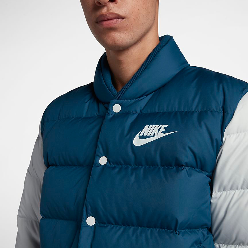 pala Violeta calidad Nike Sportswear Down Fill Bomber Jacket | SportFits.com