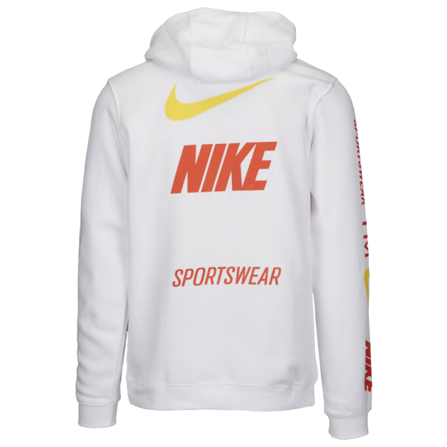 nike sportswear hoodie white