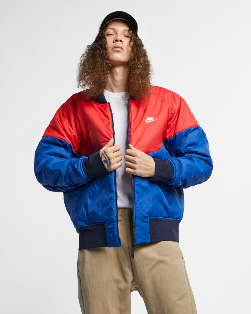 Nike Sportswear Reversible Bomber Jacket | SportFits.com