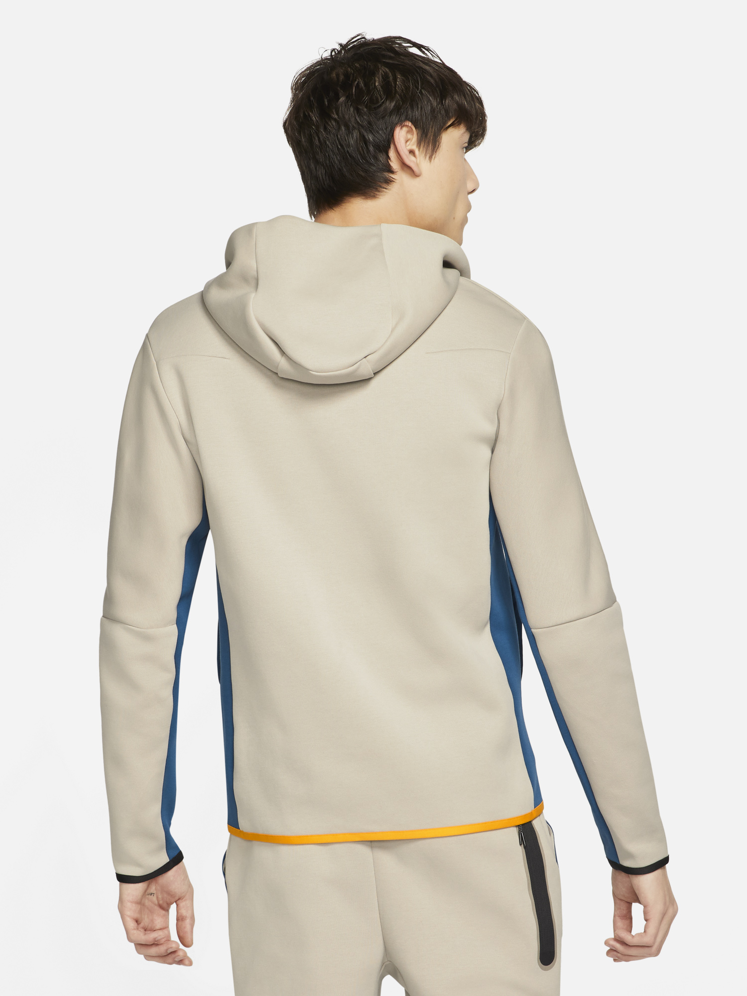 nike tech fleece hoodie cream