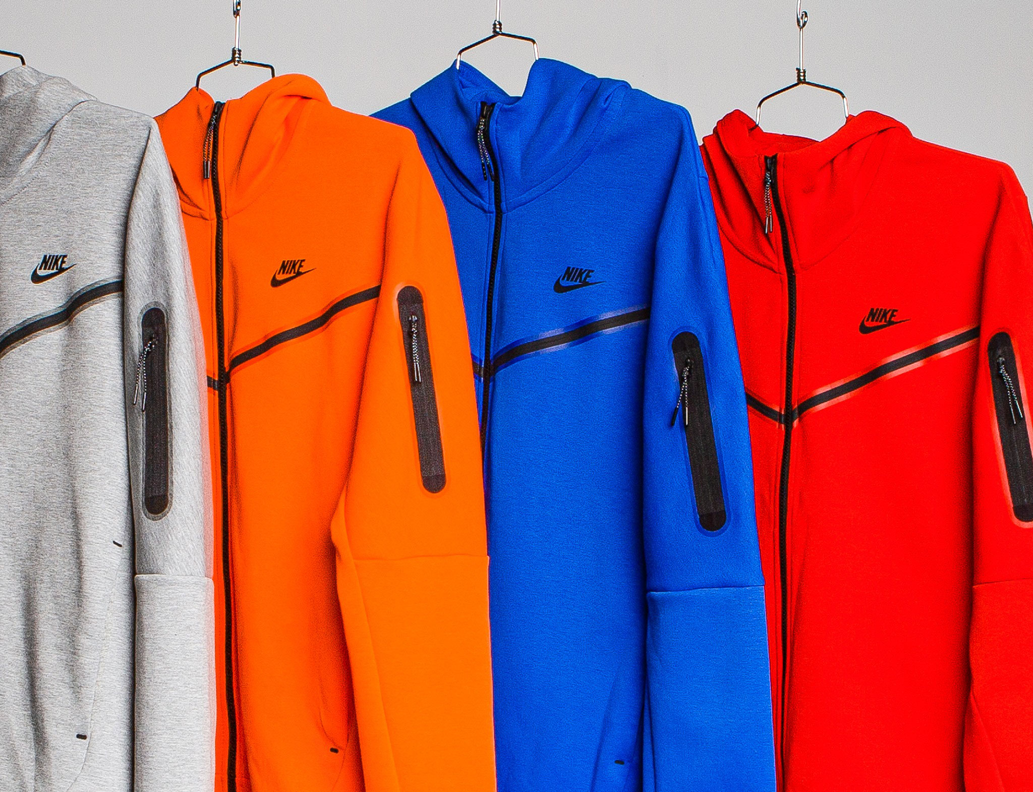 nike tech fleece hoodie royal blue