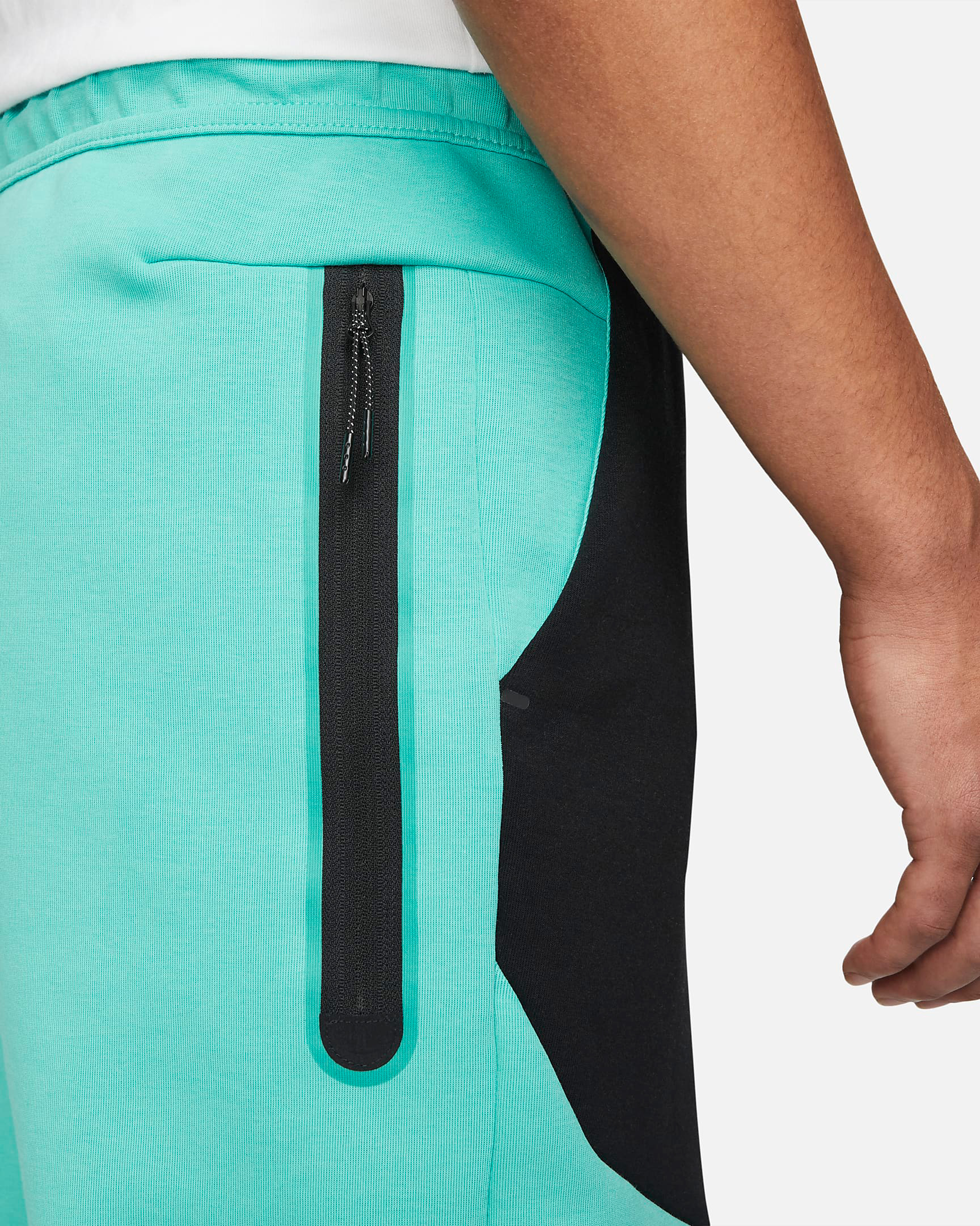 Nike Tech Fleece Hoodie and Pants in Washed Teal Black