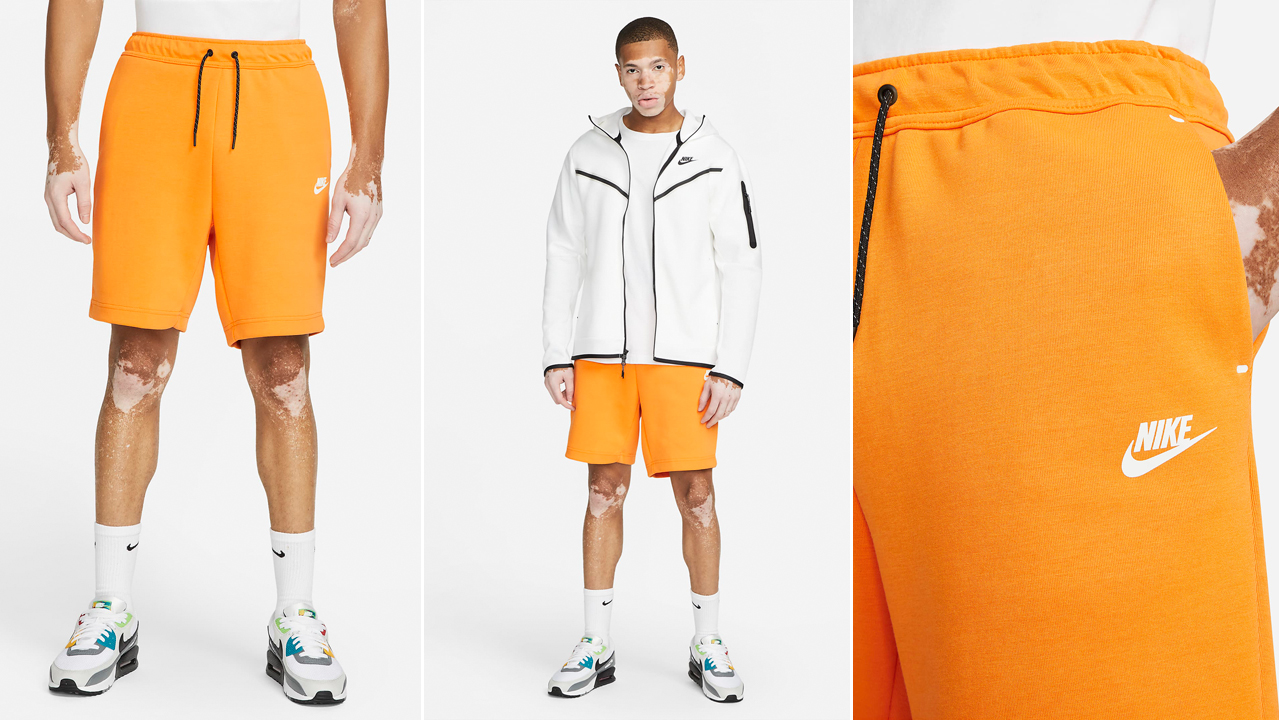 nike-tech-fleece-kumquat-shorts