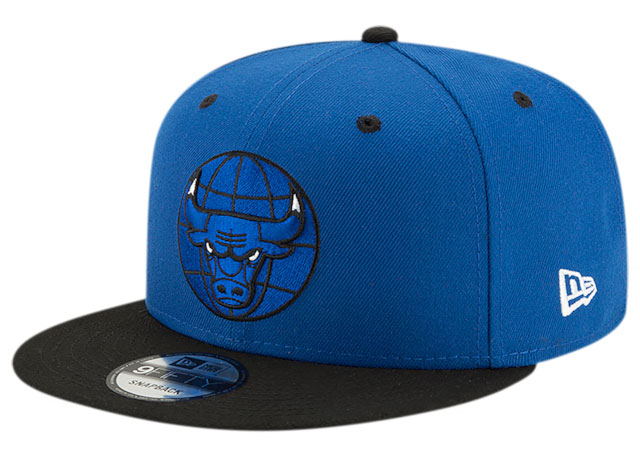royal-toe-jordan-1-bulls-snapback-hat