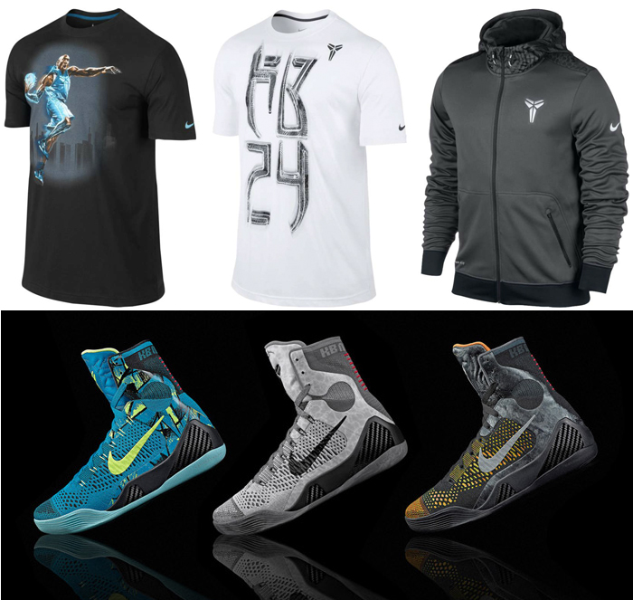 Nike Kobe 9 Elite Perspective Clothing Shirts and Shorts