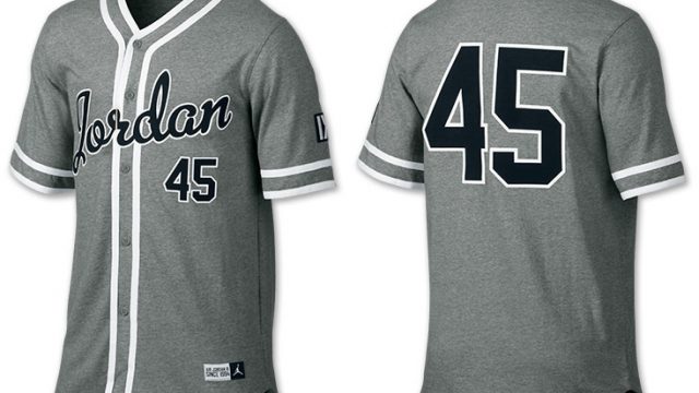 Jordan 45 baseball jersey online