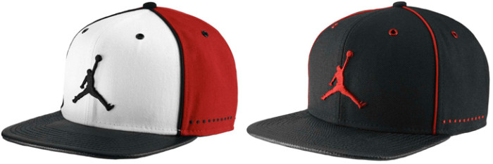 white jordan hat with red logo