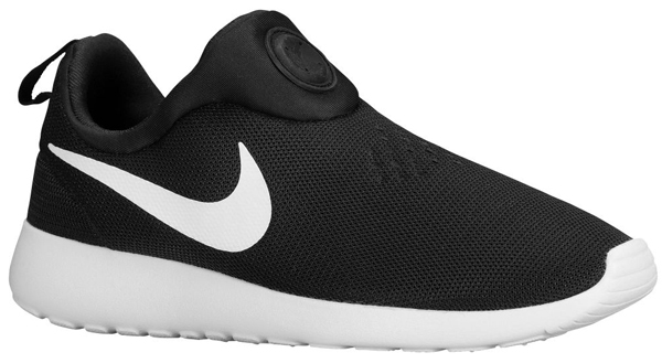 Nike Roshe Run Slip On Black White | SportFits.com